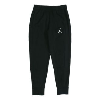 Nike Jordan Air Jordan Flight Fleece Knit Fleece Lined Casual Sports Long Pants Black AH3933-010