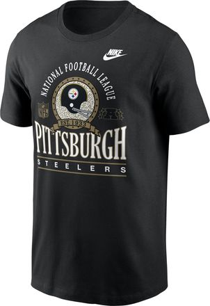 Nike Pittsburgh Steelers Rewind Essential Nike Mens NFL T-Shirt in Black | N19900A7LV-R8L