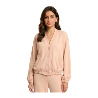 Am&eacute;lie & Am&eacute;lie Barbaree Bomber - Knitwear - Mujer - Beige - XL