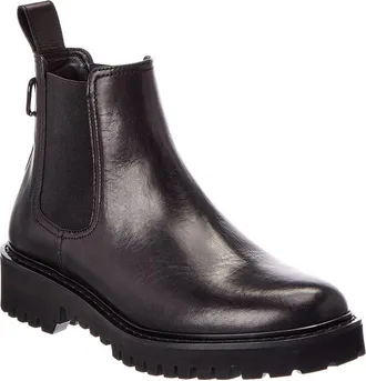 Valentino Beatle Lacquered Vlogo Leather Boot
