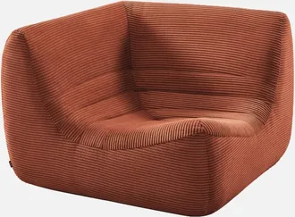 Sweeek Sill&oacute;n Envasado Al Vac&iacute;o Esquinero De Pana