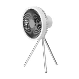 OEM Ventilador Colgante Led De 7 Pulgadas, Tr&iacute;pode, Luz Usb, 3 Velocidades (para Camping, Oficina, Residencias Estudiantiles)