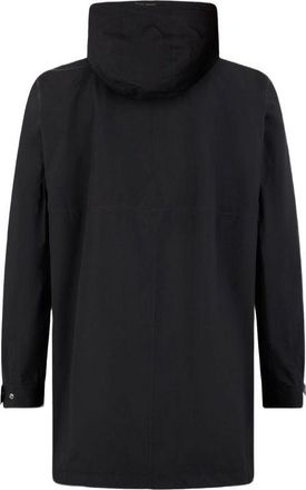Herno Water-Repellent Polyester Coat - Black