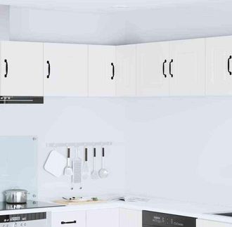 vidaXL vidaXL Pensile cucina Bianco 57 x 57 x 40 cm Legno multistrato