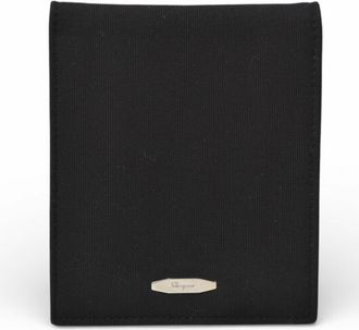 Ferragamo Black Canvas Wallet (Bi-Fold) (Pre-Owned)