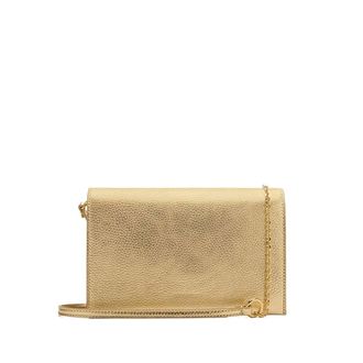 Coccinelle Cross Body Bags, female, Yellow, Size: ONE SIZE Grained Leather Mini Bag with Removable Strap