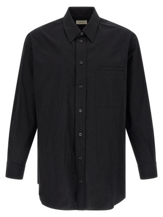 Christophe Lemaire Black Cotton Mens Blouse