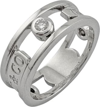 Tiffany & Co. Silver White Gold (18K) Band Ring (Pre-Owned)