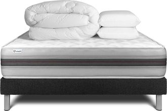 VITALIT Pack Colch&oacute;n Negro Espuma Viscoel&aacute;stica 160 X 200