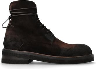 Mars&egrave;ll Su&egrave;de enkellaarzen - Heren - Veterlaarzen - Bruin - 42 EU - Su&egrave;de - Schoenen