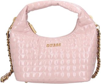 Guess Glanzende Kunstlederen Tas - Dames - Handtassen - Roze - ONE Size - Leer - Tassen