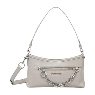 Love Moschino Dames, Tassen, Grijs, Maat: ONE Size Leer