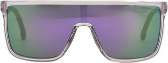Carrera Violet Green Shield Unisex Sunglasses CARRERA 8060/S 0SS7/TE 99