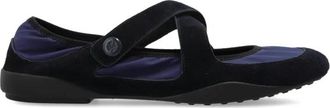 Tory Burch Romy Sport Mary Jane - Dames - Ballerinas - Blauw - 39 1/2 EU - Nylon - Schoenen