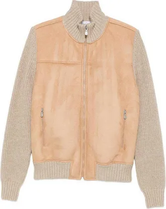 Gran Sasso Knitted zip jacket