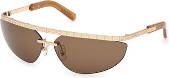 GCDS GD0051 30G Mens Sunglasses Gold Size 71