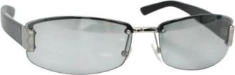Gucci Pre-owned Vintage Zonnebril - Dames - Vintage Accessoires - Zwart - ONE Size - Vintage