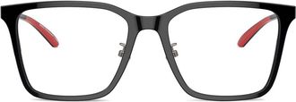 Emporio Armani square-frame glasses - Black