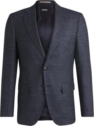 HUGO BOSS 50539804-404 Blazer - Heren - Business blazers - Blauw - L - Katoen - Kostuums