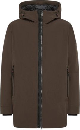 Peuterey Metide SRT 01 Parka - Heren - Parka Jassen - Bruin - M - Polyester - Jassen