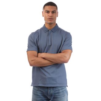 HUGO BOSS Heren P-Parris 07 Poloshirt (Blauw)