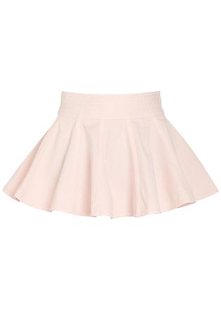 Alaia Peplum Denim Belt - Light Pink - 38 (UK10 / S)
