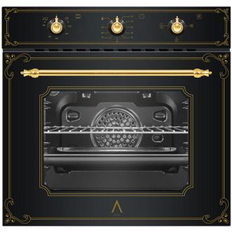 Alpha Horno De Gas Neptuno Gold Gas R&uacute;stico Dorado. Encendido Autom&aacute;tico Y Ventilador. Alta Gama