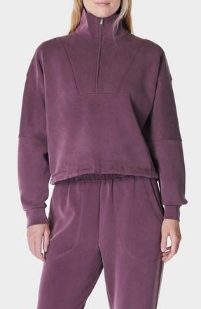 [YESEYESEE] ★ Velour Half-zip arket-half-zip-velour-jumper.