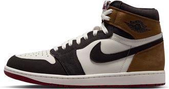Nike Jordan Mens Air Jordan 1 Retro High OG Love Letter Shoes in Brown | DZ5485-201