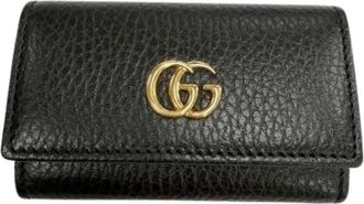 Gucci Pre-owned Sleuteletui - unisex - Vintage Accessoires - Zwart - ONE Size - Leer - Vintage
