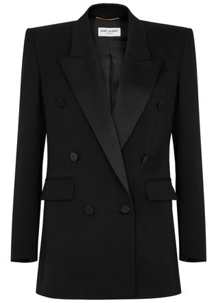 ジャケット SAINT LAURENT BLACK CREME BLAZER Jacket in Gabardine | Saint Laurent | YSL EN