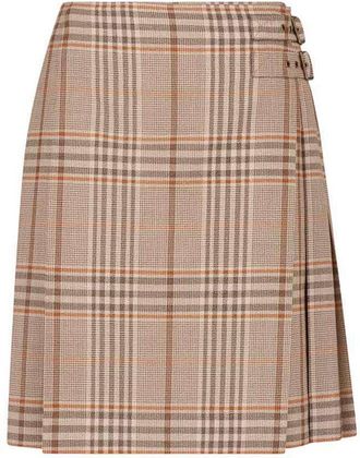 Burberry Wool Midi Skirt