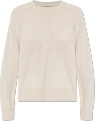 AllSaints Rebel Cashmere Sweater - Dames - Cashmere truien - Beige - L - Kasjmier - Truien & Vesten