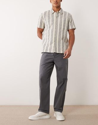Paul Smith Pantaloni grigio scuro con coulisse