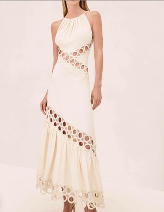 Alexis Chelsea Dress In Alabaster