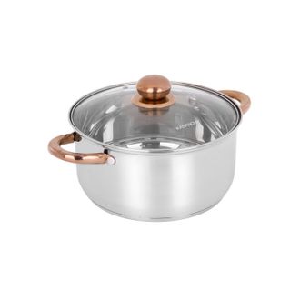 KASANOVA Casseruola 24 cm acciaio inox Meravigliosa con coperchio
