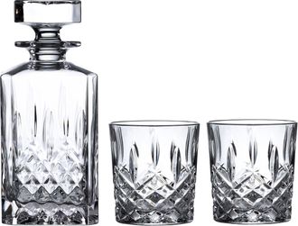 Waterford Marquis Markham Decanter & Double Old Fashioned Set, 3 Pieces