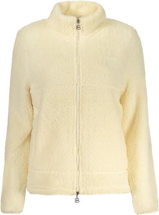 Laura Biagiotti Sweatshirt met Lange Mouwen - Dames - Vesten met rits - Beige - M - Polyester - Hoodies & sweatvesten