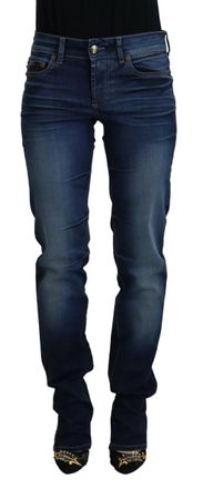Just Cavalli Blauwe Katoenen Casual Denim Jeans voor Dames