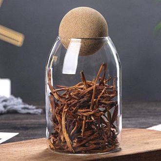 OEM Tarros De Vidrio Tarros Esf&eacute;ricos De Corcho Tarros De Cocina Herm&eacute;ticos Con Tapas Vidrio De Borosilicato Botellas De Vidrio Transparente Para T&eacute;