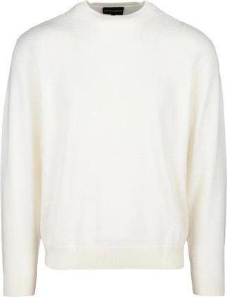 Emporio Armani Virgin Wool Sweater - White