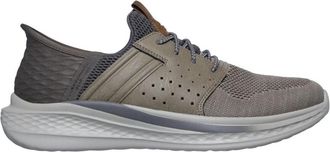 Skechers Comfortabele Slip-ins met hielkussen - Heren - Sneakers - Beige - 44 EU - Schoenen