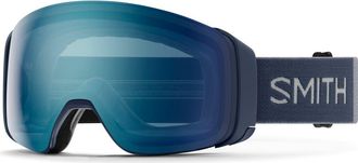Smith 4D MAG 184mm Snow Goggles in Royal Navy /Chromapop Blue at Nordstrom