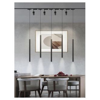 Trade Shop Trade Shop - Lampada Led 3w Cilindro Para Binario Track Monofase Proyecto Lp-79 - Negro