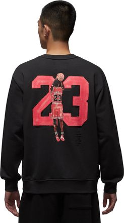Nike Jordan Air Jordan Fleece Graphic Crewneck Sweatshirt Off Noir IR0111-045