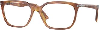 Persol Tijdloze Stijl Brilmonturen - Heren - Brillen - Bruin - 56 MM - Accessoires