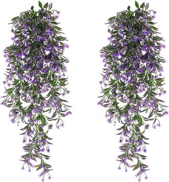 OEM 2 Plantas Colgantes Artificiales De 78 Cm. Plantas Colgantes Artificiales De Interior Para Jard&iacute;n, Cocina Y Oficina