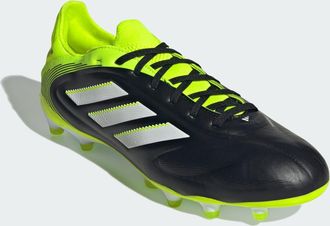 adidas adidas Performance Unisex Copa Pure 3 Pro Firm Ground Boots - Black Leather - Size UK 10.5