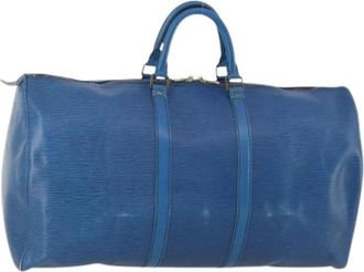 Louis Vuitton Pre-owned Weekend Bags, unisex, Blue, Size: ONE SIZE Pre-owned Boston Bag