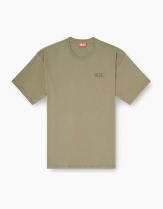 Diesel Mens Diesel T-Boxt V8 T-Shirt - Military Green - Size: 38